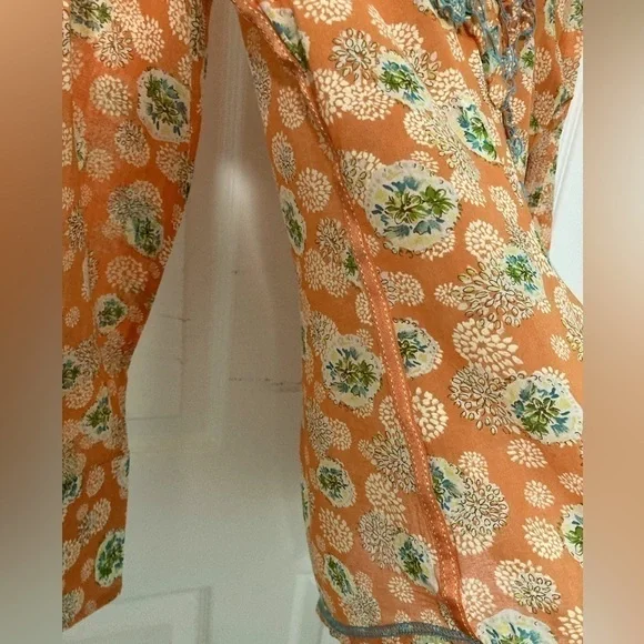 georg ROTH RUFFLE AND RIBBON SHIRT - Size XS - Picture 7 of 11